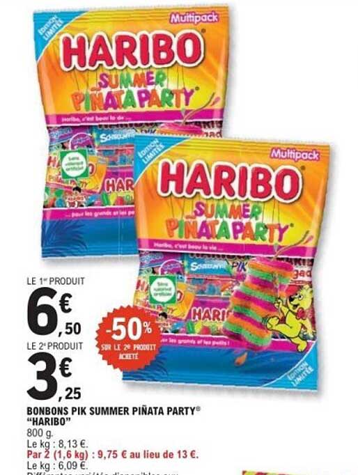BONBONS PIK SUMMER PIÑATA PARTY "HARIBO"