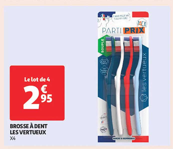 BROSSE À DENT LES VERTUEUX