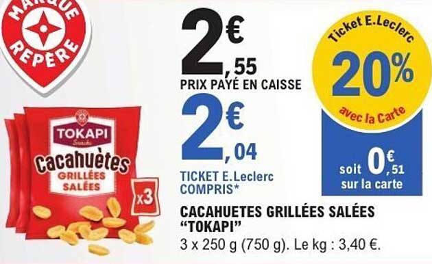 CACAHUÈTES GRILLÉES SALÉES "TOKAPI"