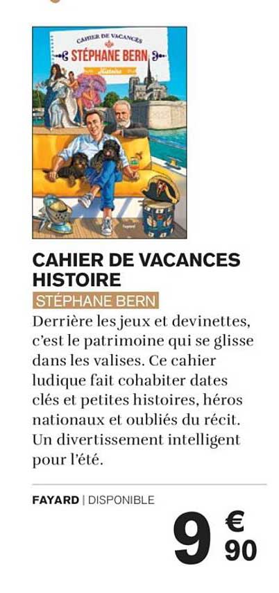 CAHIER DE VACANCES HISTOIRE