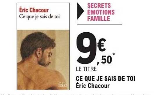 CE QUE JE SAIS DE TOI