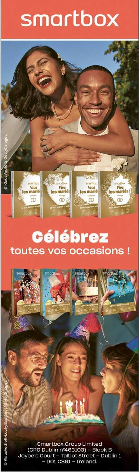 Célébrez toutes vos occasions !