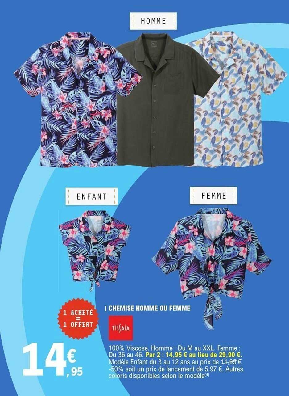 CHEMISE HOMME OU FEMME