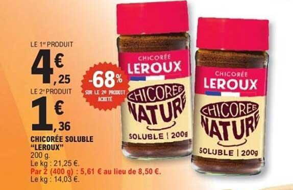 CHICORÉE SOLUBLE "LEROUX"