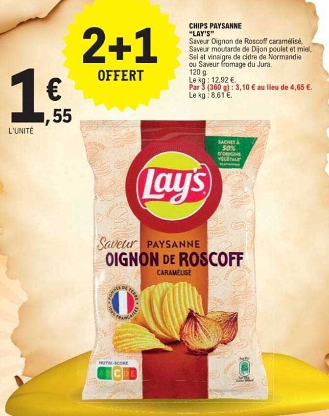 CHIPS PAYSANNE "LAYS"