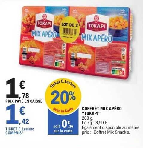 Coffret Mix Apéro “Tokapi”