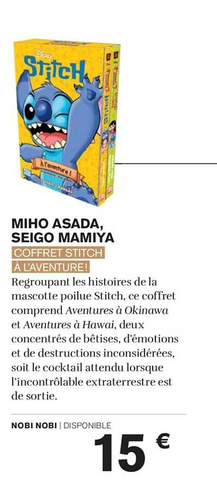 Coffret Stitch à l'aventure !