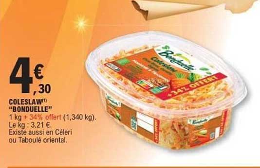 COLESLAW "BONDUELLE"