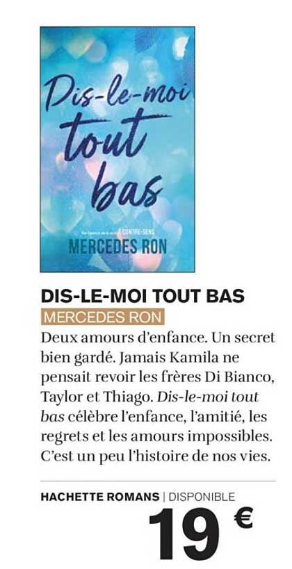 DIS-LE-MOI TOUT BAS