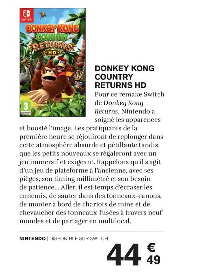 DONKEY KONG COUNTRY RETURNS HD