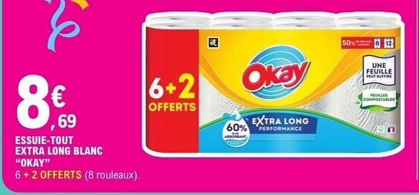 ESSUIE-TOUT EXTRA LONG BLANC "OKAY"