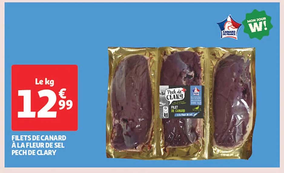 FILETS DE CANARD À LA FLEUR DE SEL PECH DE CLARY