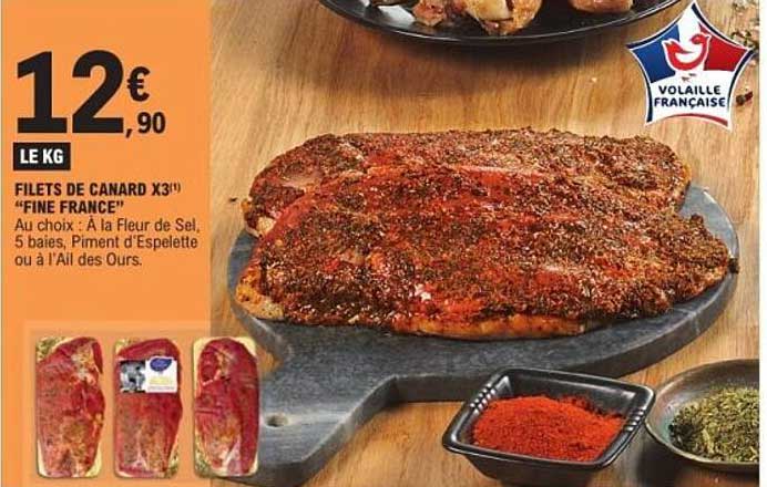 FILETS DE CANARD X3 "FINE FRANCE"