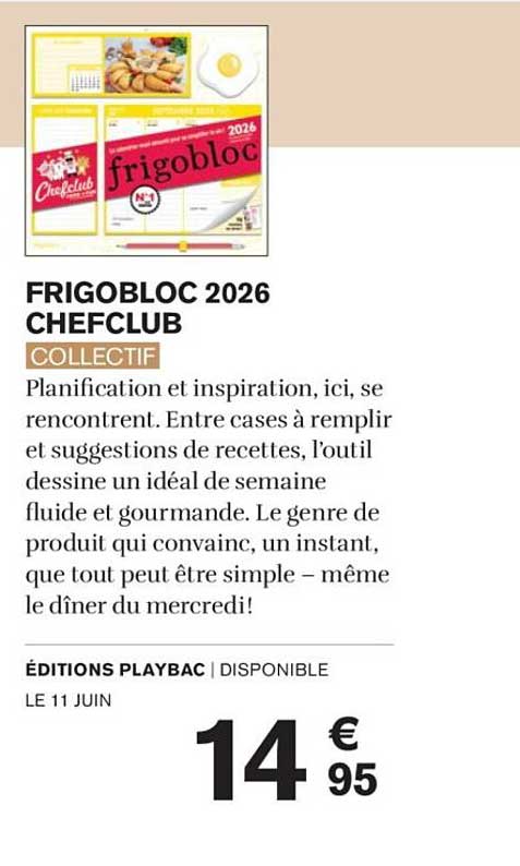 FRIGOBLOC 2026 CHEFCLUB