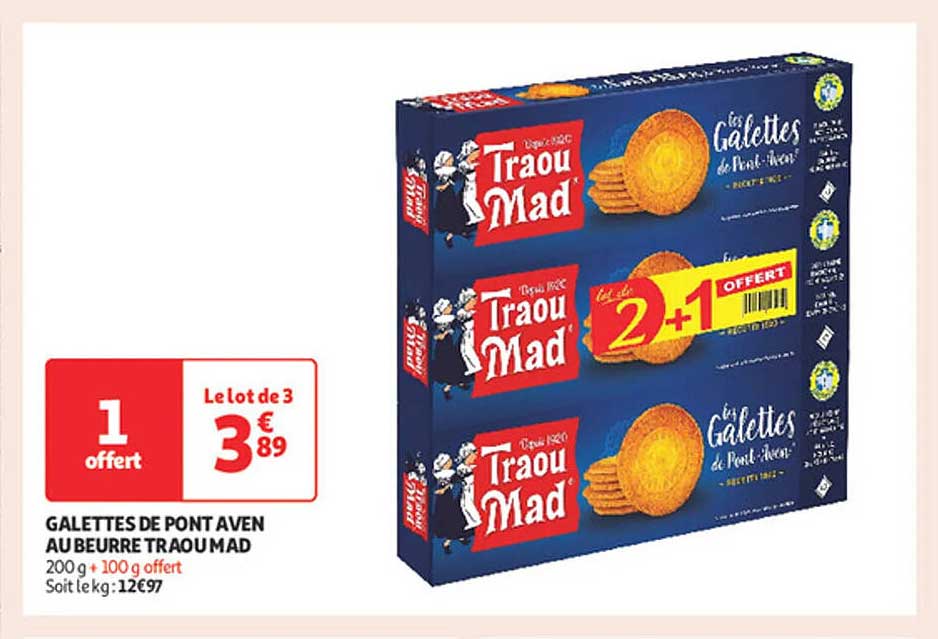 GALETTES DE PONT AVEN AU BEURRE TRAOU MAD