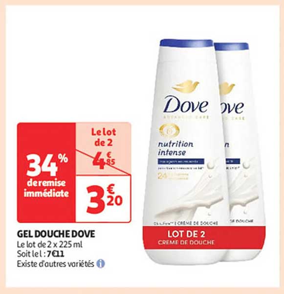 GEL DOUCHE DOVE