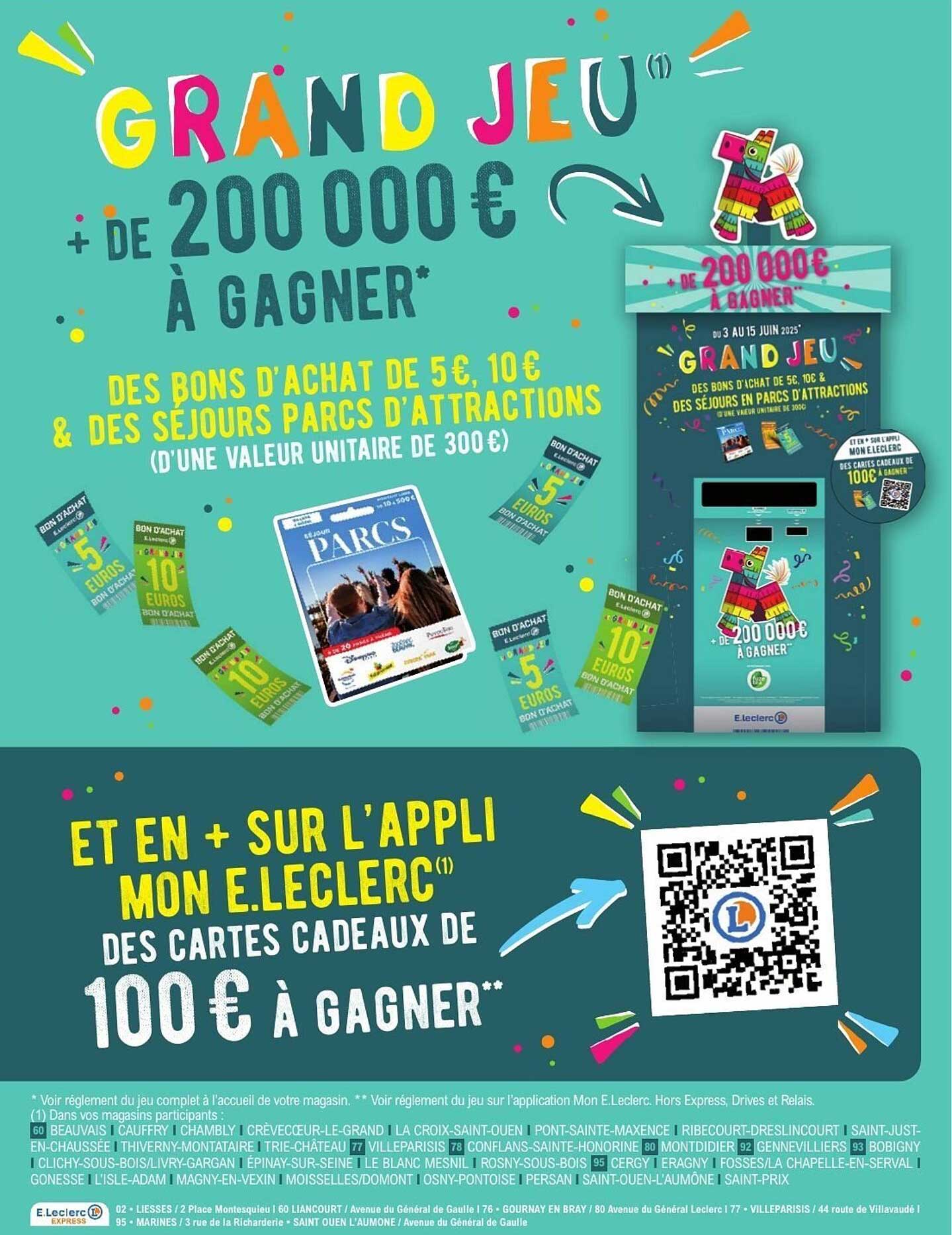 GRAND JEU : + de 200 000 € à gagner !