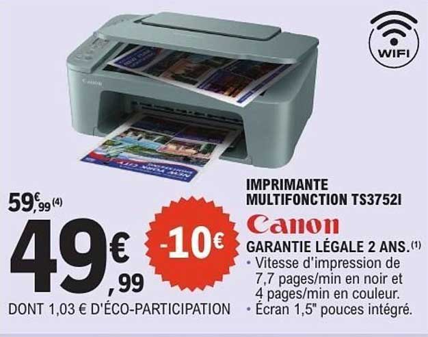 IMPRIMANTE MULTIFONCTION TS3752I