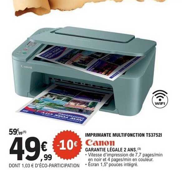 IMPRIMANTE MULTIFONCTION TS3752I