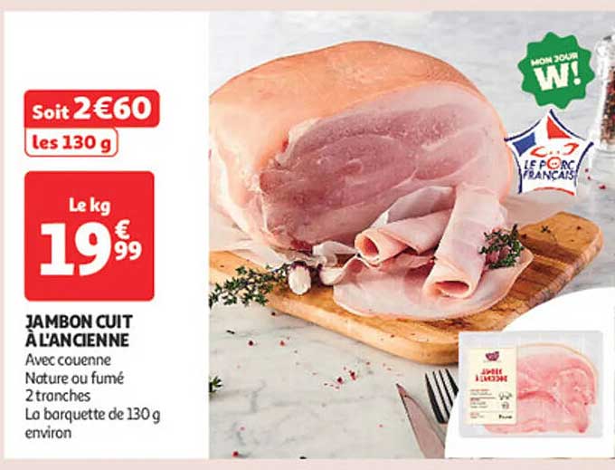 JAMBON CUIT À L'ANCIENNE