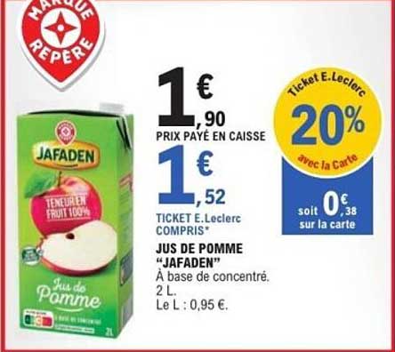 JUS DE POMME "JAFADEN"