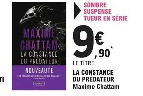 LA CONSTANCE DU PRÉDATEUR