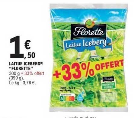 LAITUE ICEBERG® "FLORETTE"