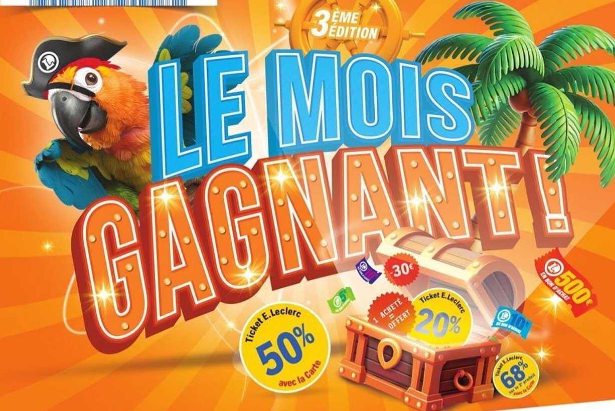LE MOIS GAGNANT !