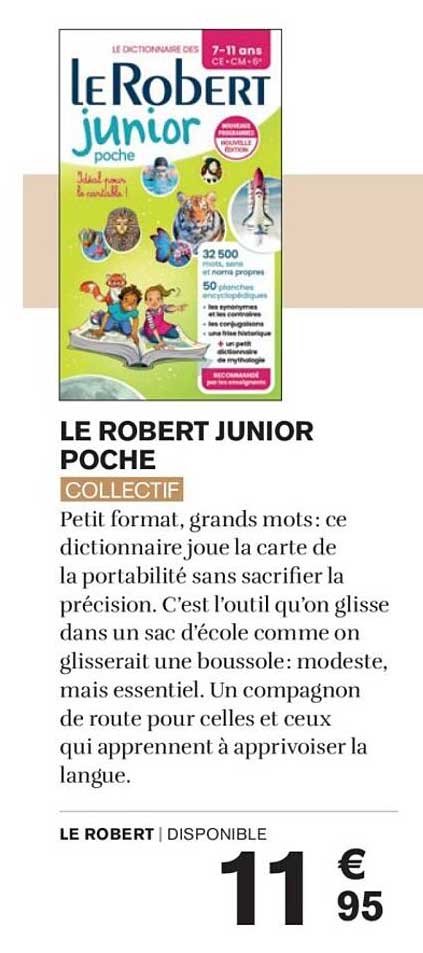 LE ROBERT JUNIOR POCHET