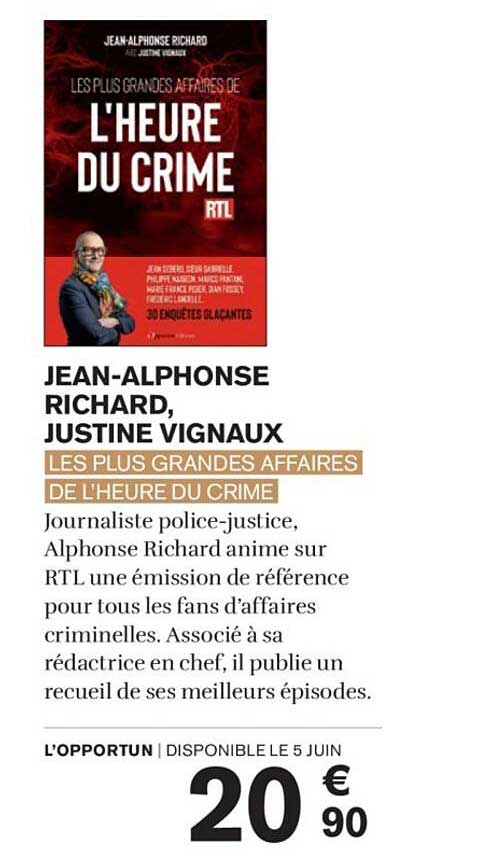 LES PLUS GRANDES AFFAIRES DE L'HEURE DU CRIME