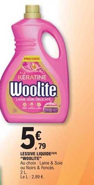 LESSIVE LIQUIDE "WOOLITE"