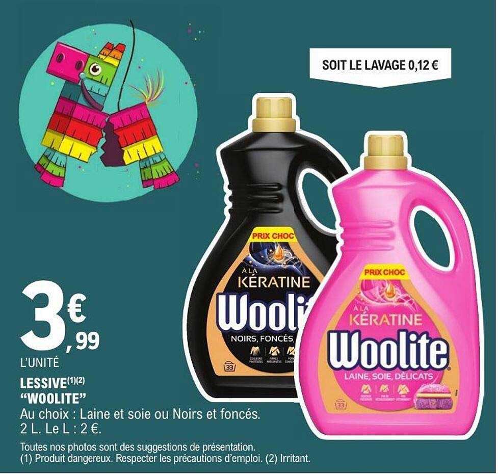 LESSIVE "WOOLITE"