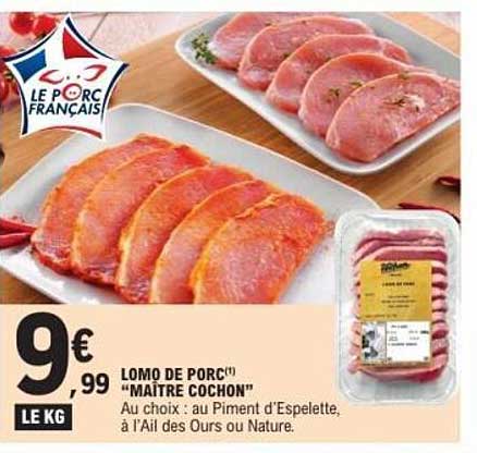 LOMO DE PORC "MAÎTRE COCHON"
