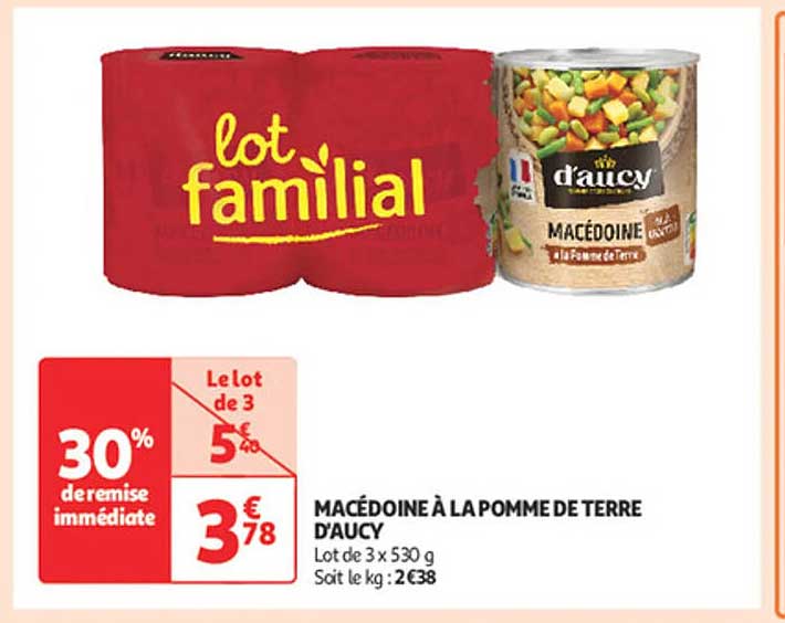 MACÉDOINE À LA POMME DE TERRE D’AUCY