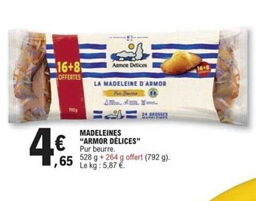 MADELEINES "ARMOR DÉLICES"