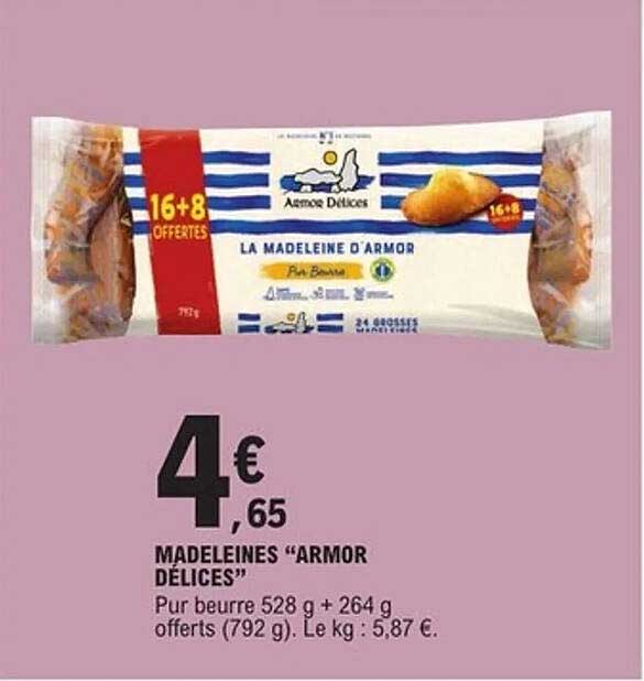 MADELEINES "ARMOR DÉLICES"