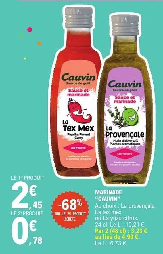 MARINADE "CAUVIN"