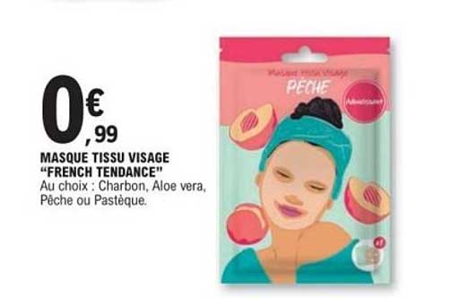 MASQUE TISSU VISAGE "FRENCH TENDANCE"