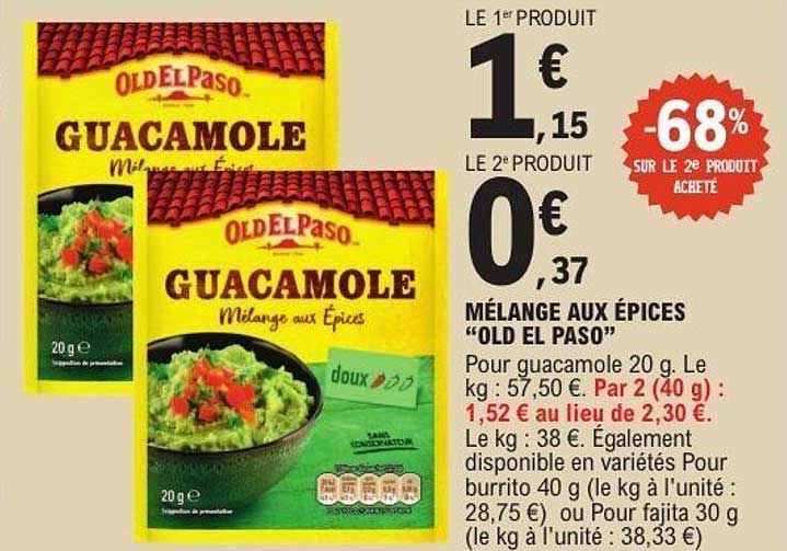 MÉLANGE AUX ÉPICES "OLD EL PASO"