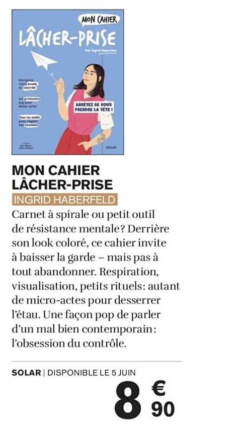 MON CAHIER LÂCHER-PRISE