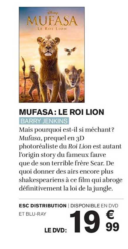 MUFASA : LE ROI LION