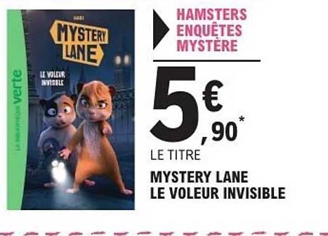 MYSTERY LANE LE VOLEUR INVISIBLE