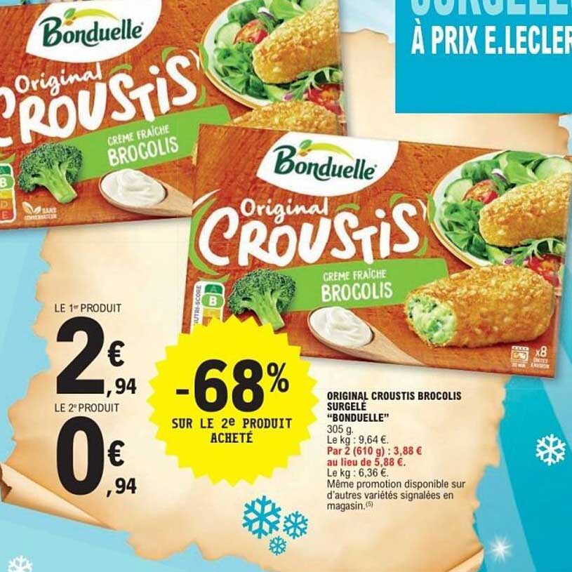 Original Croustis Brocolis - 68% sur le 2e produit acheté