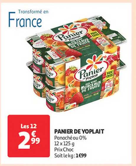 PANIER DE YOPLAIT