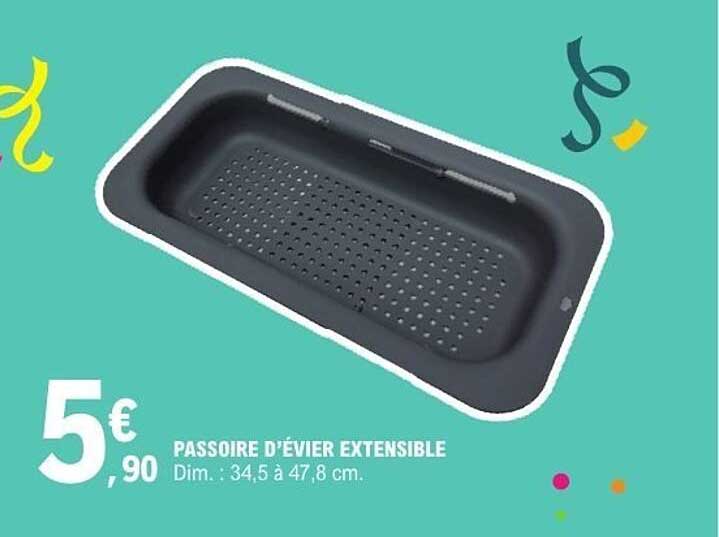 PASSOIRE D'ÉVIER EXTENSIBLE