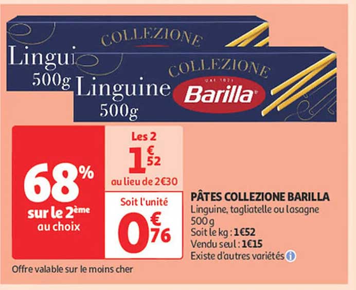 PÂTES COLLEZIONE BARILLA