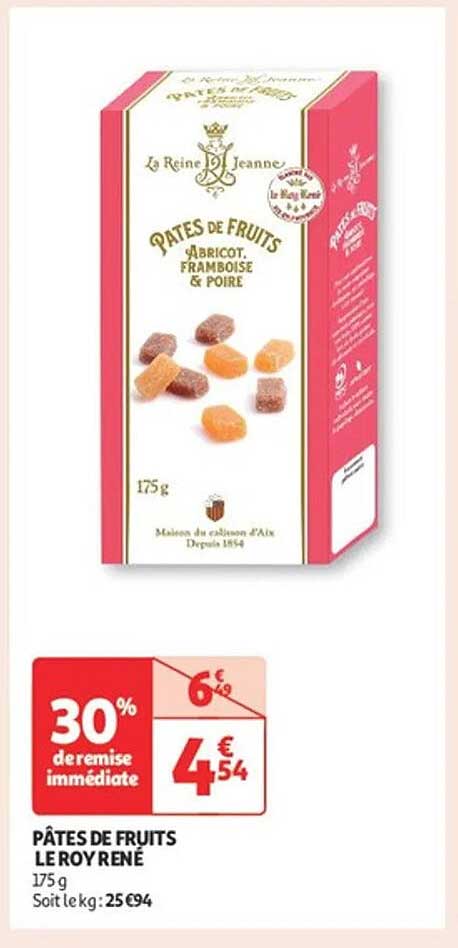 PÂTES DE FRUITS LE ROY RENÉ