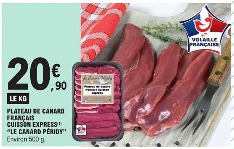 PLATEAU DE CANARD FRANÇAIS CUISSON EXPRESS "LE CANARD PÉRIDY"