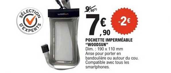 POCHETTE IMPÉRMEABLE “WOODSUN”