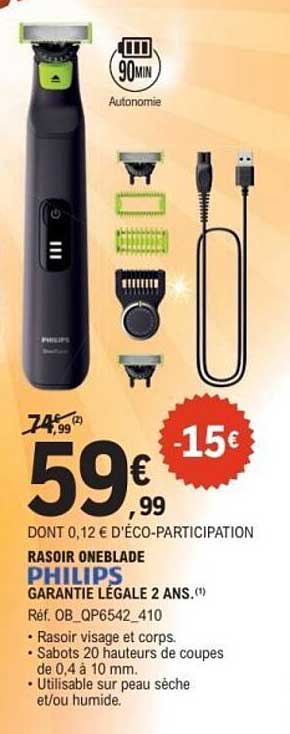 Rasoir OneBlade Philips